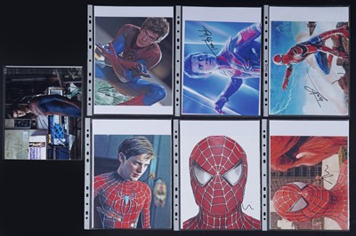 Lot 453 - A collection of Marvel comics ‘Spiderman’ film related autographs