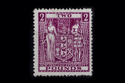 Lot 438 - Commonwealth stamps: New Zealand fiscal George VI 1946 £2
