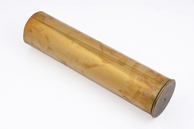 Lot 496 - A World War One brass shell case