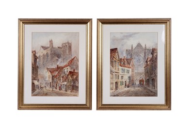 Lot 88 - E. Nevil - Abbeville and Beauvais | watercolour