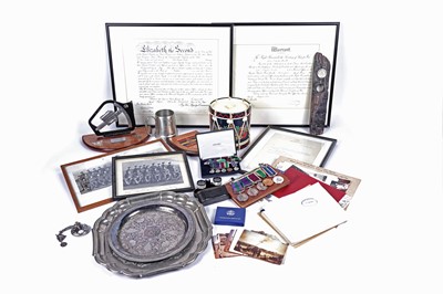 Lot 659A - The military effects of 22421441 Sergeant later Captain John Charles Nicolls, Royal Artillery