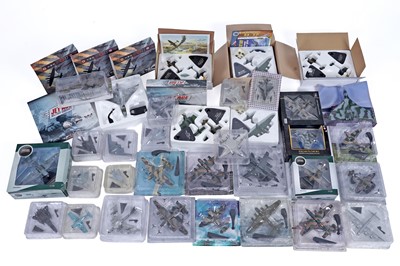Lot 411 - A large collection of diecast model aircraft