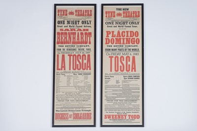Lot 429 - Two framed Tyne Theatre posters