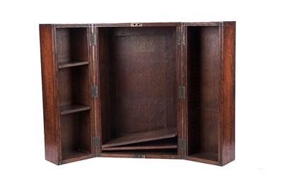 Lot 511 - A late 19th Century oak collector's cabinet