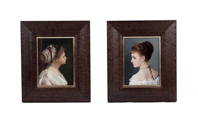Lot 626 - 19th Century British School - Head and shoulder portraits | oil