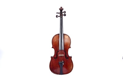 Lot 35 - A violin stamped 'PERRY'
