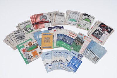 Lot 446 - A collection of 1940's and 1950's football programmes
