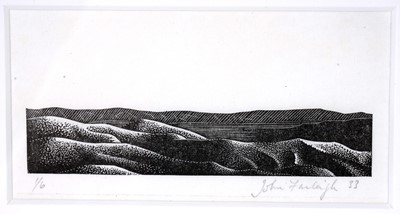 Lot 737 - John Farleigh - Sand Dunes | wood engraving