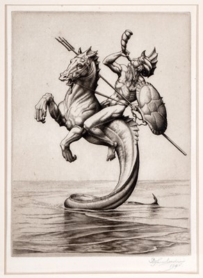 Lot 765 - Stephen Gooden - Triton | engraving