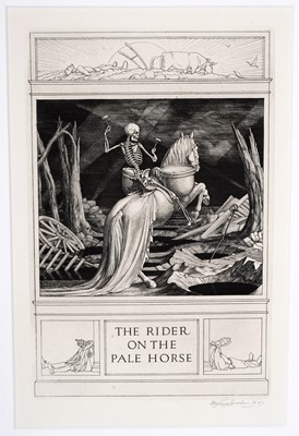 Lot 764 - Stephen Gooden - The Rider on the Pale Horse | engraving