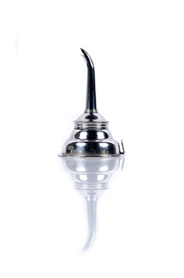 Lot 251 - A George III silver wine funnel