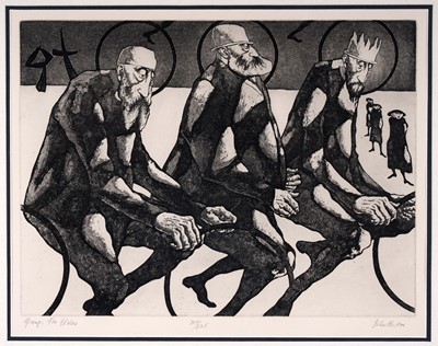 Lot 291 - John Nathaniel Fenton - Group: The Elders | aquatint