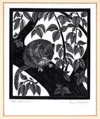 Lot 256 - Eric Fitch Daglish - The Doormouse | wood engraving