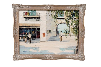 Lot 1551 - George Muris - Sunny Corner, Villa Franche | oil