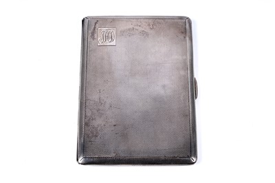 Lot 257 - A George VI silver cigarette case