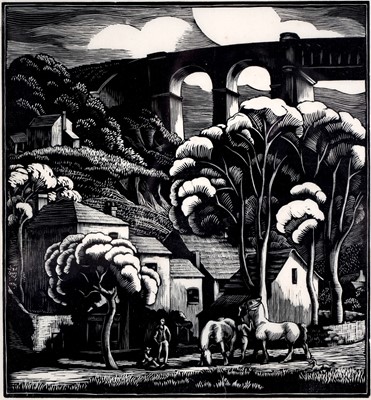 Lot 702 - Barbara Greg - Lower Lydbrook | wood engraving