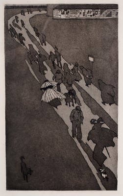 Lot 718 - Eugen Kirchner - November | aquatint