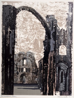 Lot 752 - Norman Wade - Lindisfarne Priory | lithograph
