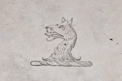 Lot 86 - A George II silver salver