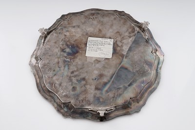 Lot 86 - A George II silver salver