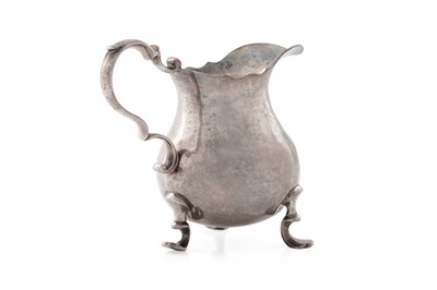 Lot 87 - An extremely rare George II West Country silver cream jug