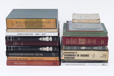 Lot 528 - A selection of silver reference books