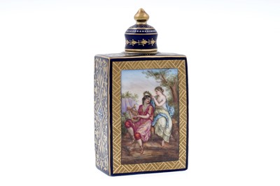 Lot 925 - A 'Vienna' tea caddy