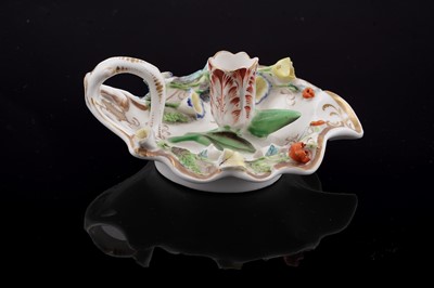 Lot 275 - A 19th Century Spode chamber stick