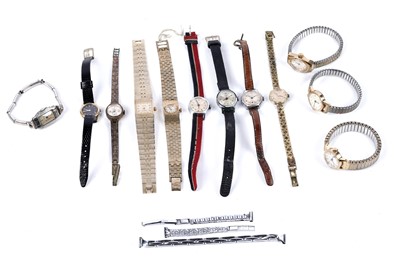 Lot 158 - A collection of lady's wristwatches, circa 1930's-1960's