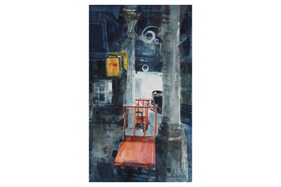 Lot 151 - George Birtley Aris- Station platform | watercolour