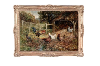 Lot 1609 - John Falconar Slater - Chicken coop | oil