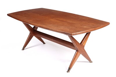 Lot 573 - Frederick Kayser for Gustav Bahus: a mid-20th Century teak extending ‘Captains’ table