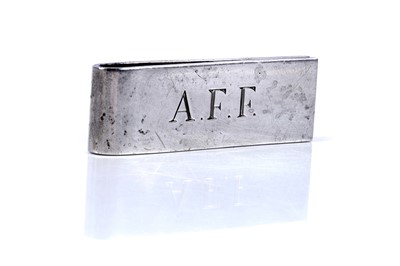 Lot 32 - A Cartier silver money-clip