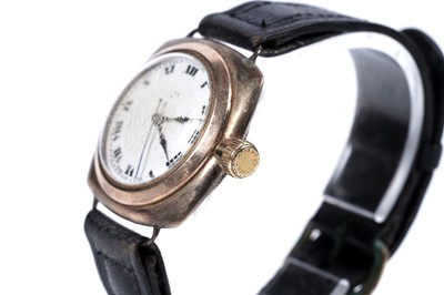 Lot 754 - Rolex Oyster: a 9ct yellow gold cased manual wind wristwatch