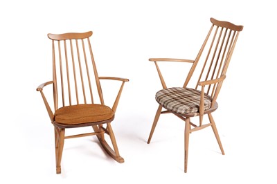 Lot 513 - Two Ercol armchairs