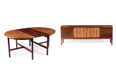 Lot 545A - Robert Heritage for Archie Shine: a ‘Bridgford’ rosewood sideboard; and table