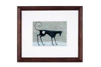 Lot 727 - Alasdair Wallace - Black Seven | acrylic