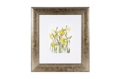 Lot 741 - Mary Ann Rogers - Daffodils | watercolour