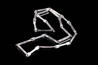 Lot 925 - A Bjorn Weckstrom silver necklace