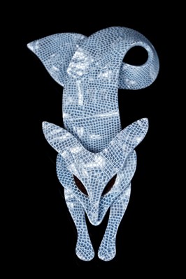 Lot 70 - A Léa Stein celluloid fox brooch