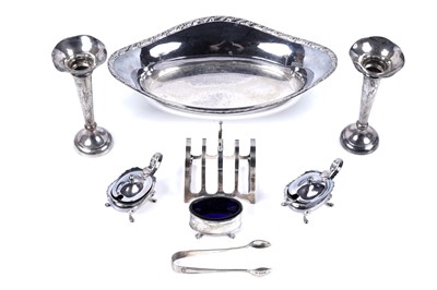 Lot 217 - George V and later silver for the table