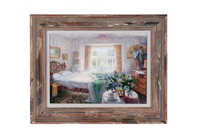 Lot 670 - Stephen J. Darbishire - Bedroom, midday | oil