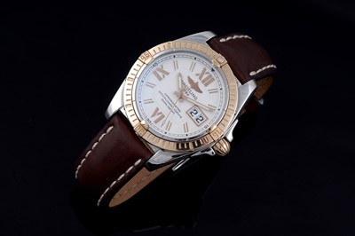 Lot 149 - Breitling Cockpit: a stainless steel automatic chronometer calendar wristwatch