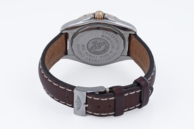 Lot 149 - Breitling Cockpit: a stainless steel automatic chronometer calendar wristwatch