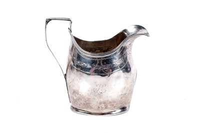 Lot 227 - A George III silver cream jug