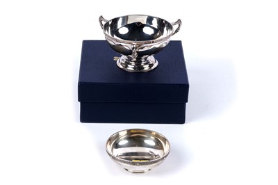 Lot 202 - A Reid and Sons Lindisfarne silver bonbon dish, and another similar