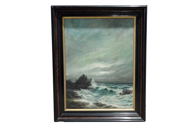 Lot 1592 - G. A. Morton - Seascape | oil