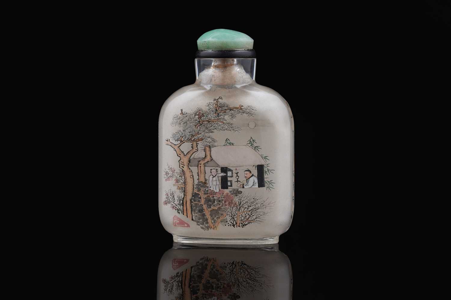 Lot 828 - A Chinese interior painted snuff bottle in the manner of Ma Shaoxuan