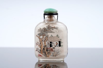 Lot 828 - A Chinese interior painted snuff bottle in the manner of Ma Shaoxuan