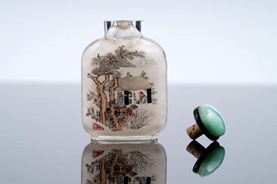 Lot 828 - A Chinese interior painted snuff bottle in the manner of Ma Shaoxuan